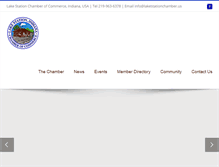 Tablet Screenshot of lakestationchamber.us
